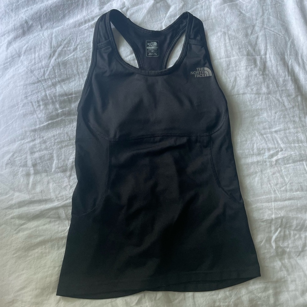 north face tank top, built in bra